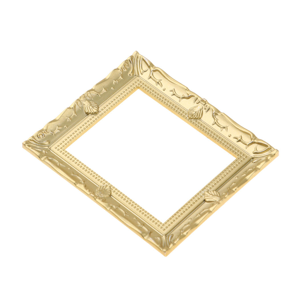 Handcrafted 1/12 Picture Frames Hanging Photo Painting Frame Crafts for