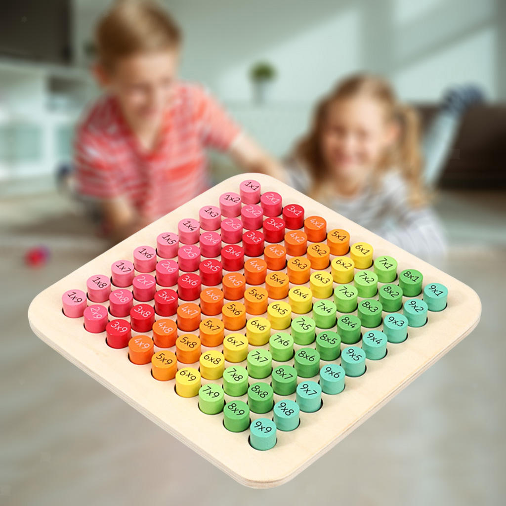 Math Multiplication Board Montessori Learning Toys Keyboard Development Toys