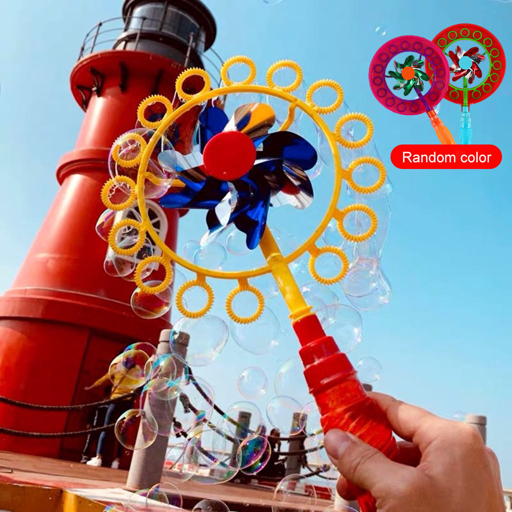Fun Bubble Blowing Making Wand Maker Stick Bubble Stick Colorful Toys for