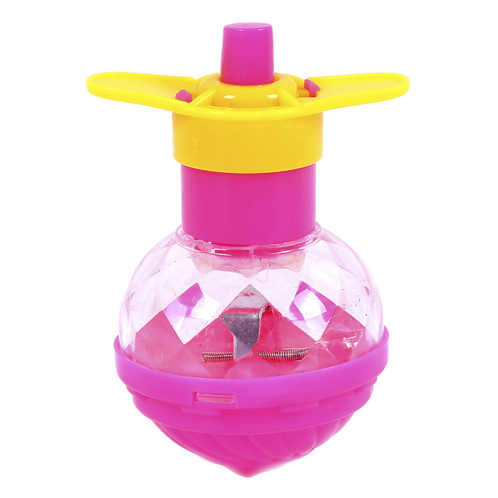 Flashing Light Spinning Gyro Launcher Gyroscope Spinner for Kids Boys Girls