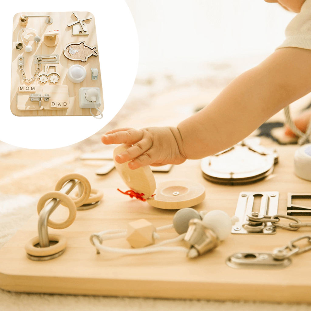 Montessori Busy Board for Toddlers Kids Intelligence Development Educational