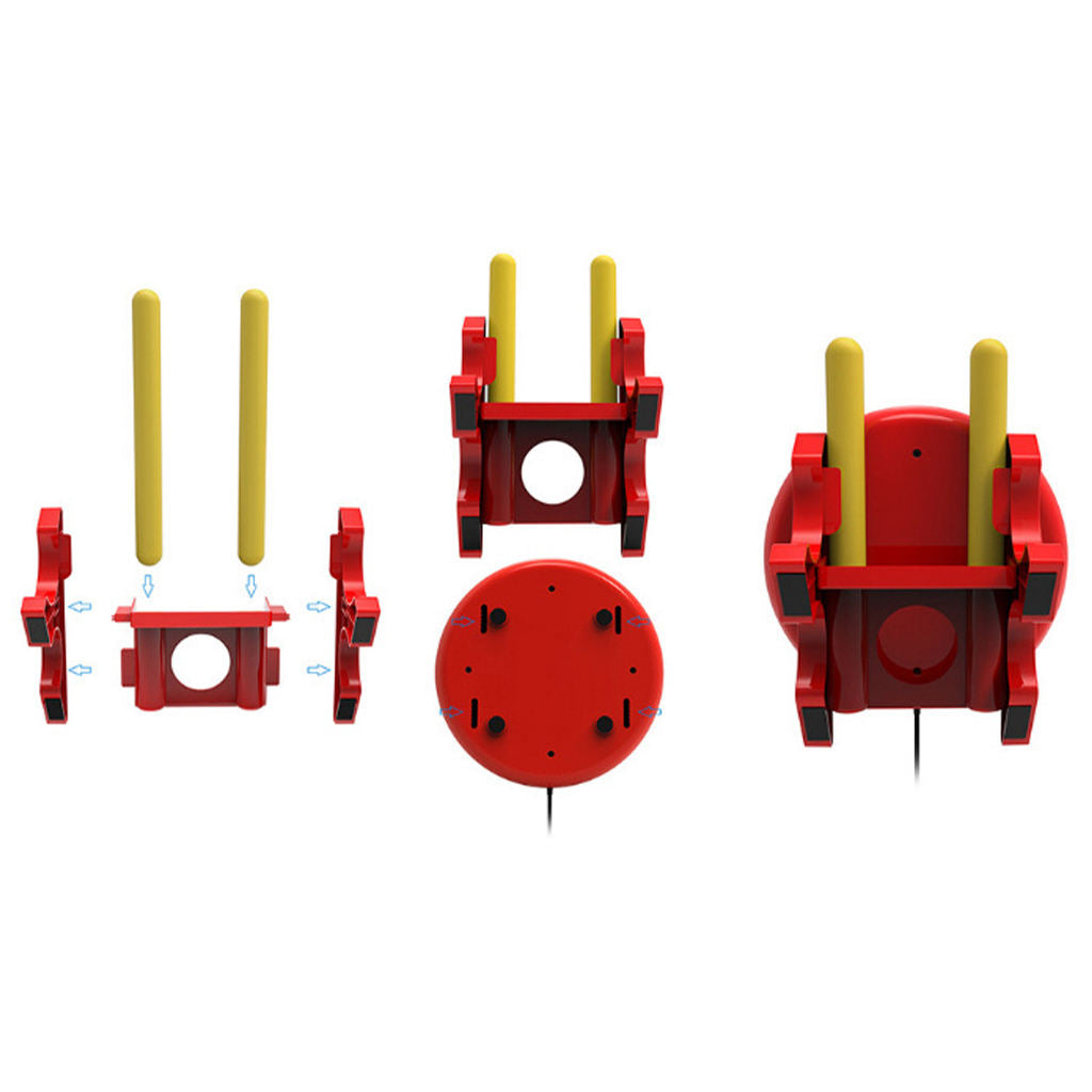 Japanese Instrument Taiko Drum for Switch PC Video Game Drum Console Set