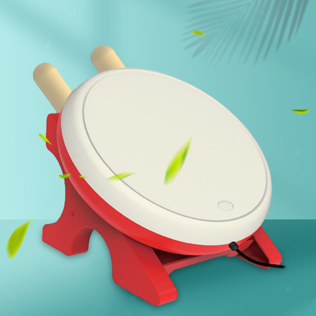 Japanese Instrument Taiko Drum for Switch PC Video Game Drum Console Set