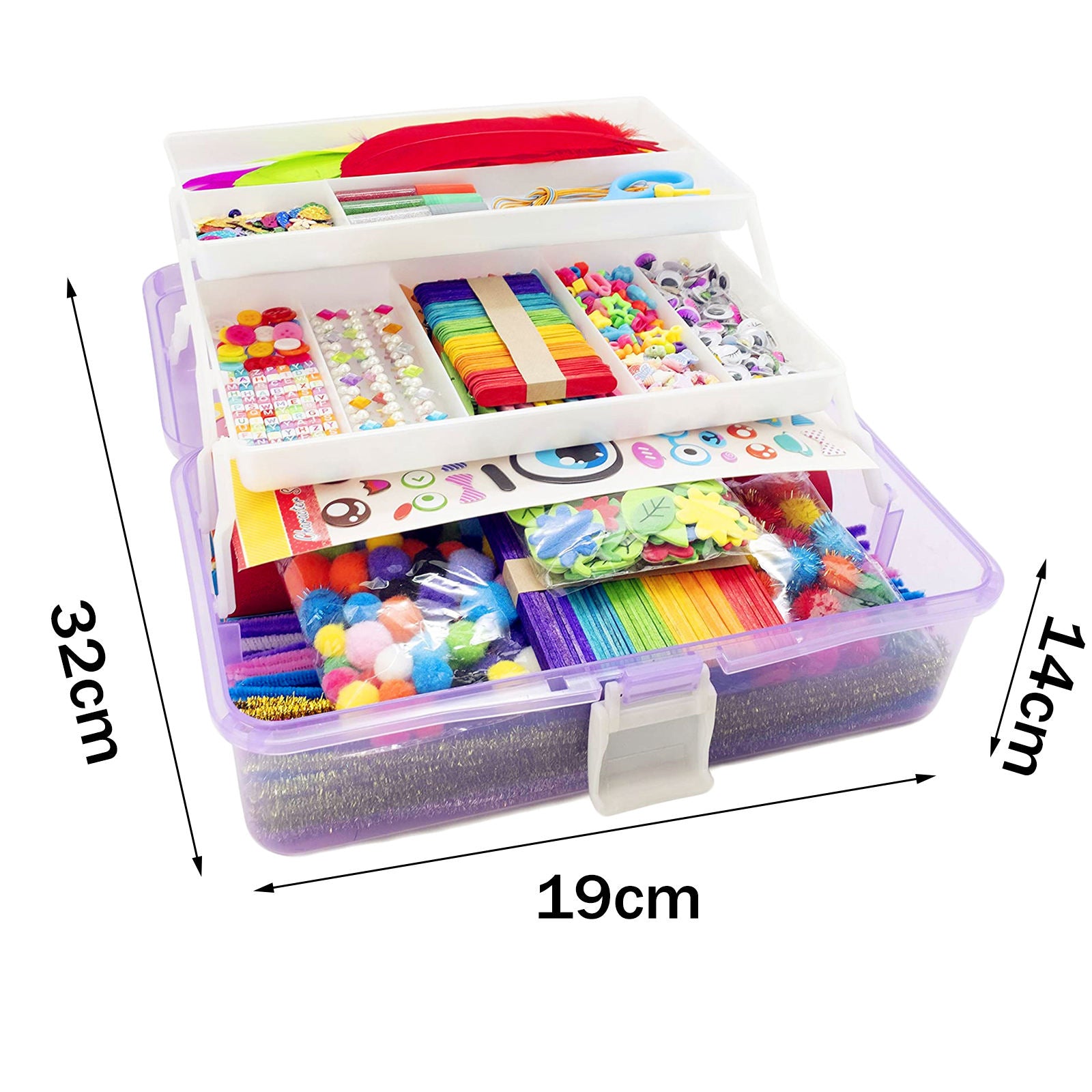 Ultimate Art Supplies for Kids Supplies Arts Set Storage Box Great Gift