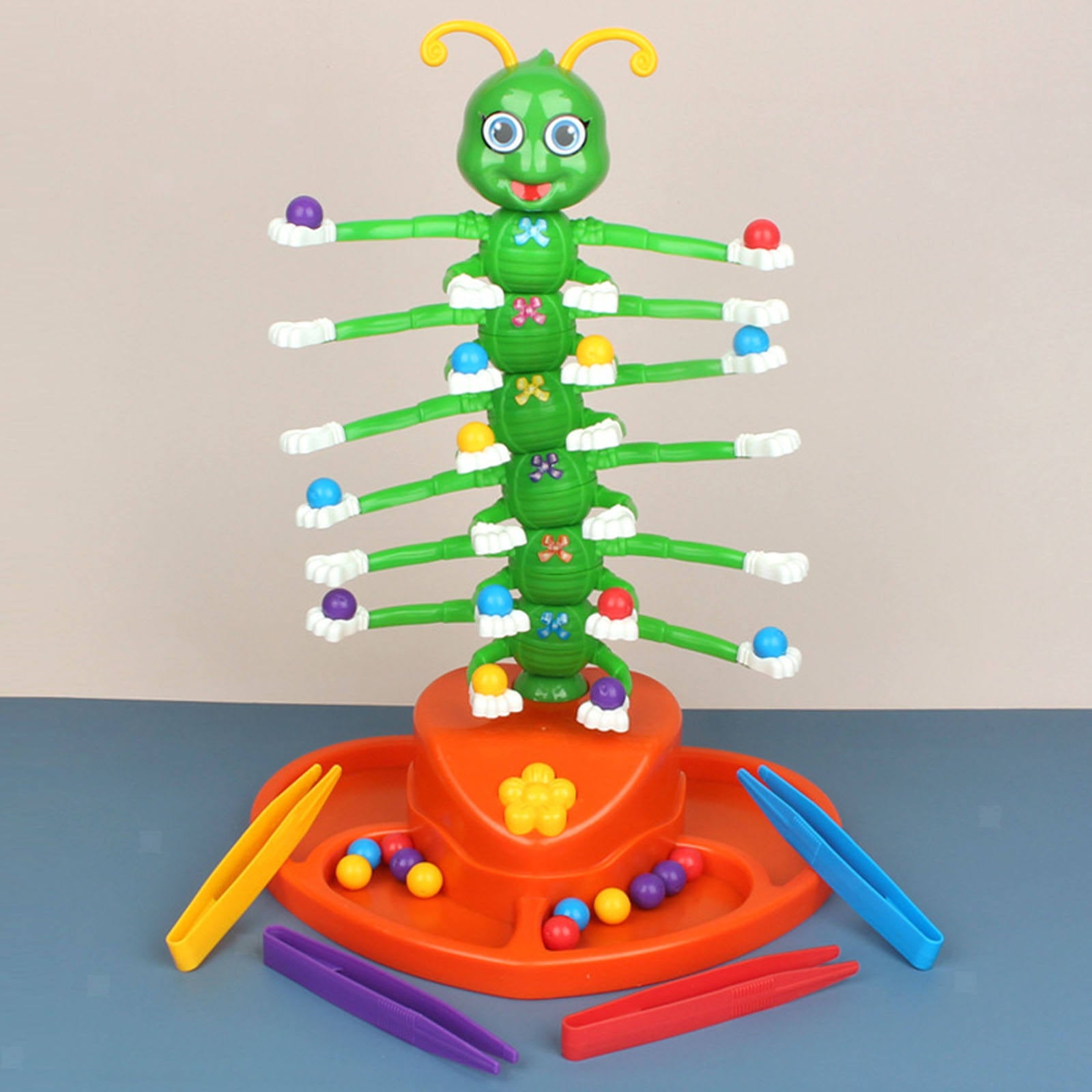 Electric Swing Bug Caterpillar Board Game Wiggle Toys 2-4 Player Props