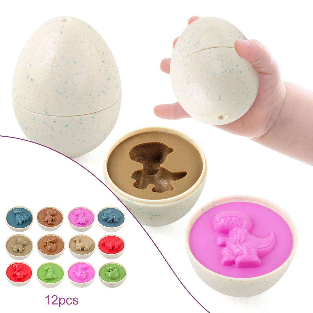 Color Matching Eggs Set Toddler Gifts Cartoon Learning Game Teaching Aids
