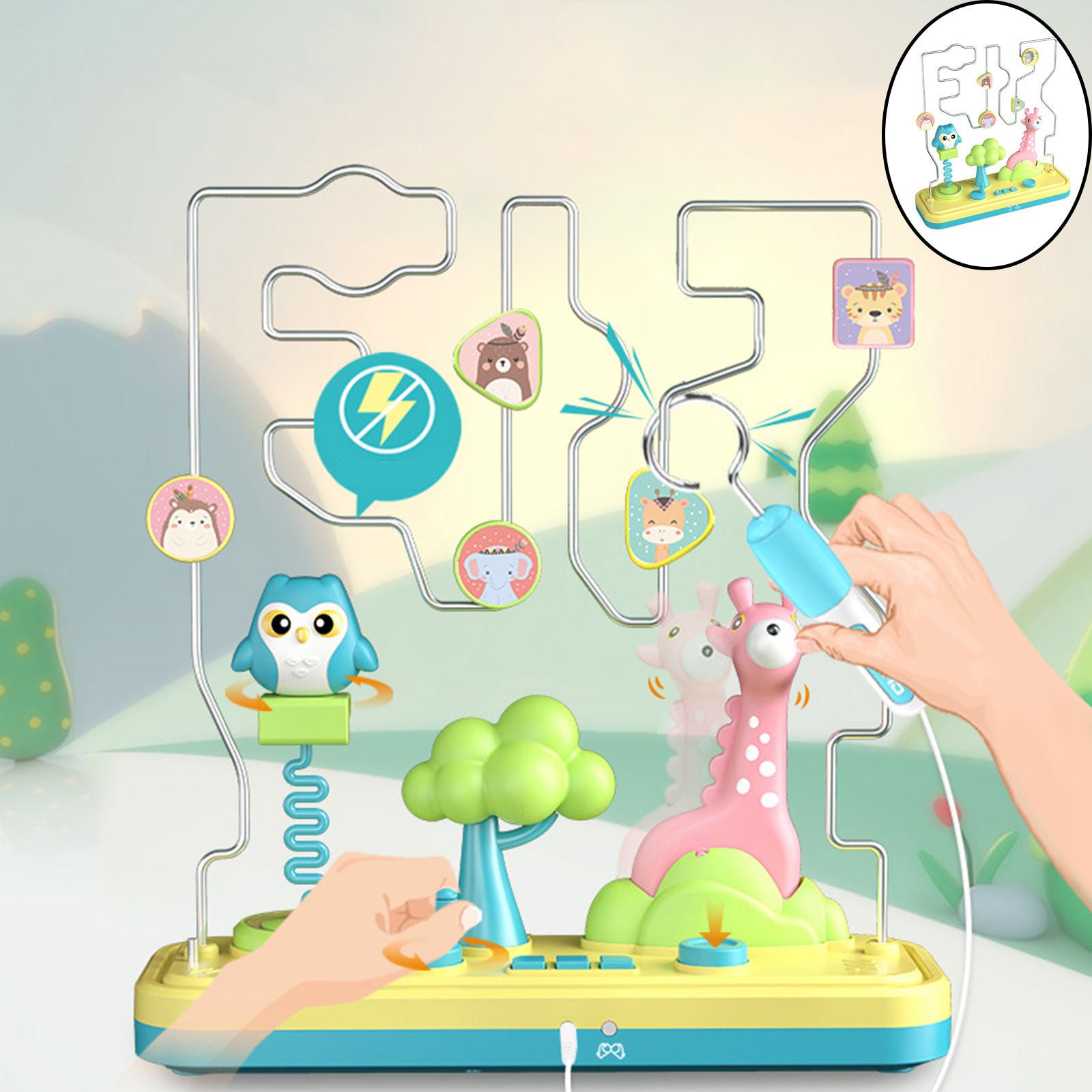 Electric Bump Maze Game Early Educational Toys for Boys Girls Adults Gifts