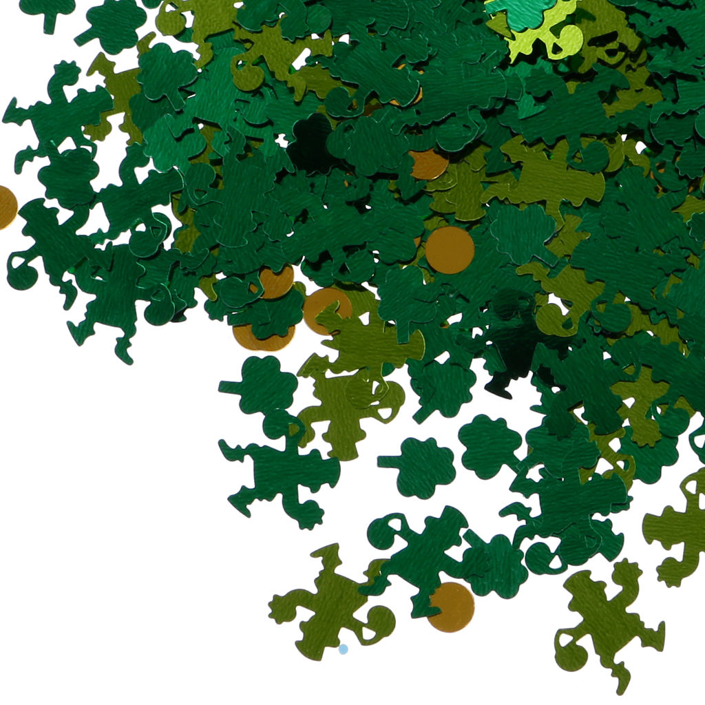 15g Green Table Confetti St. Patrick's Confetti Party Table Decoration