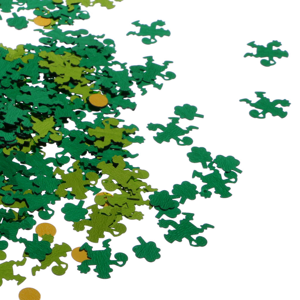 15g Green Table Confetti St. Patrick's Confetti Party Table Decoration