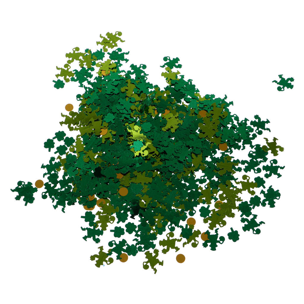 15g Green Table Confetti St. Patrick's Confetti Party Table Decoration