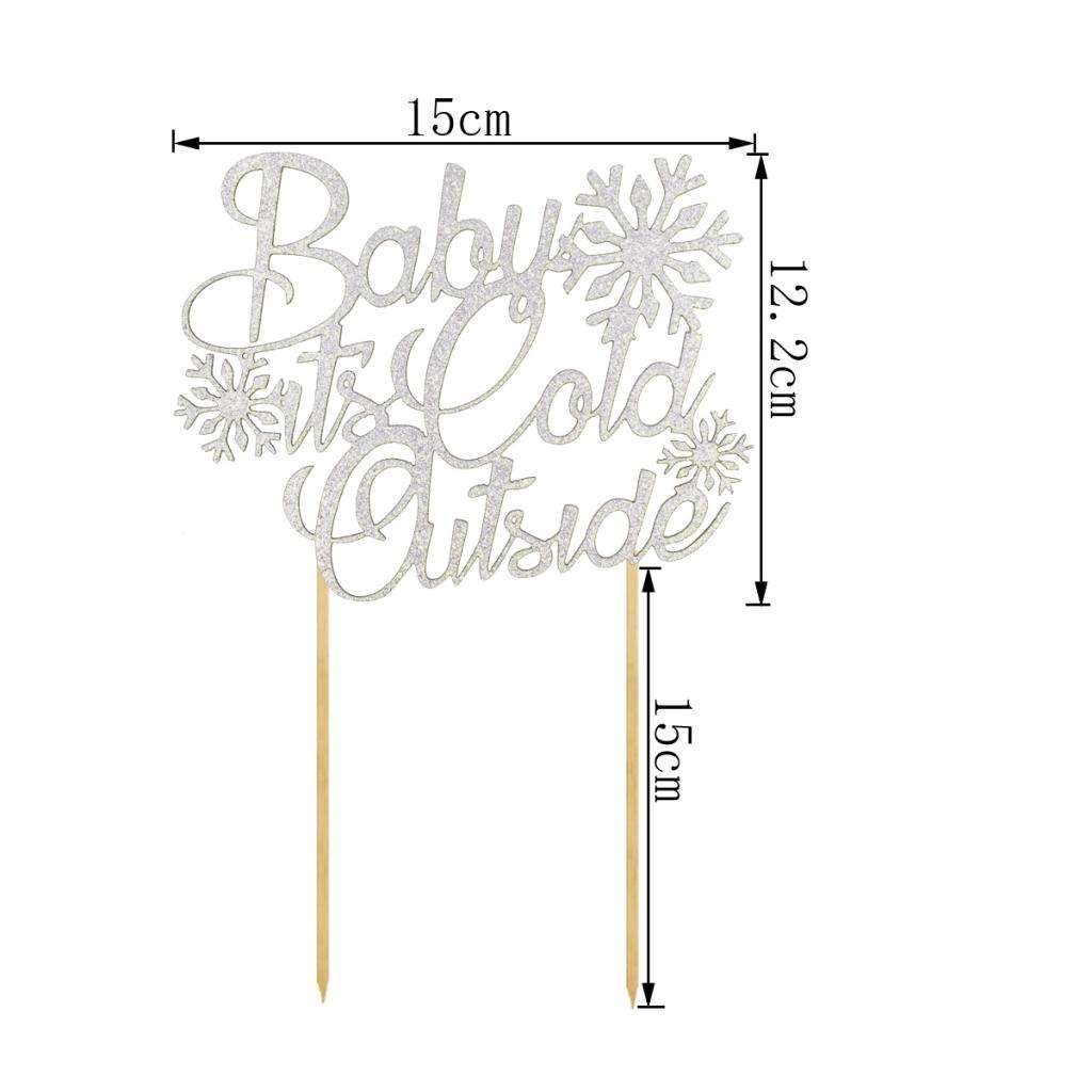 6Pcs Cupcake Toppers Cake Toppers Picks for Home Decor Supplies Favors