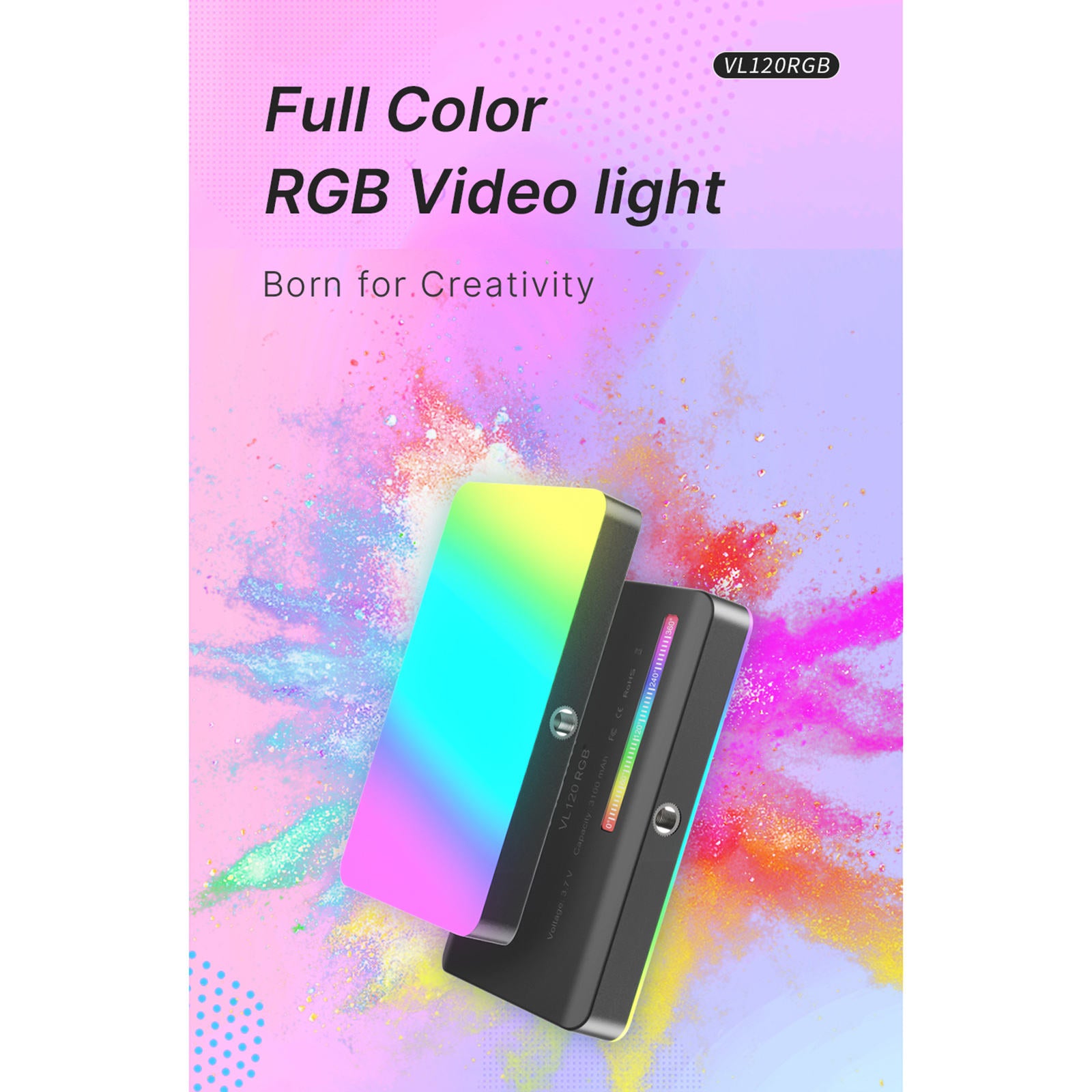 2500-9000K Dimmable Mini LED Video Light SLR Fill Light for Photography