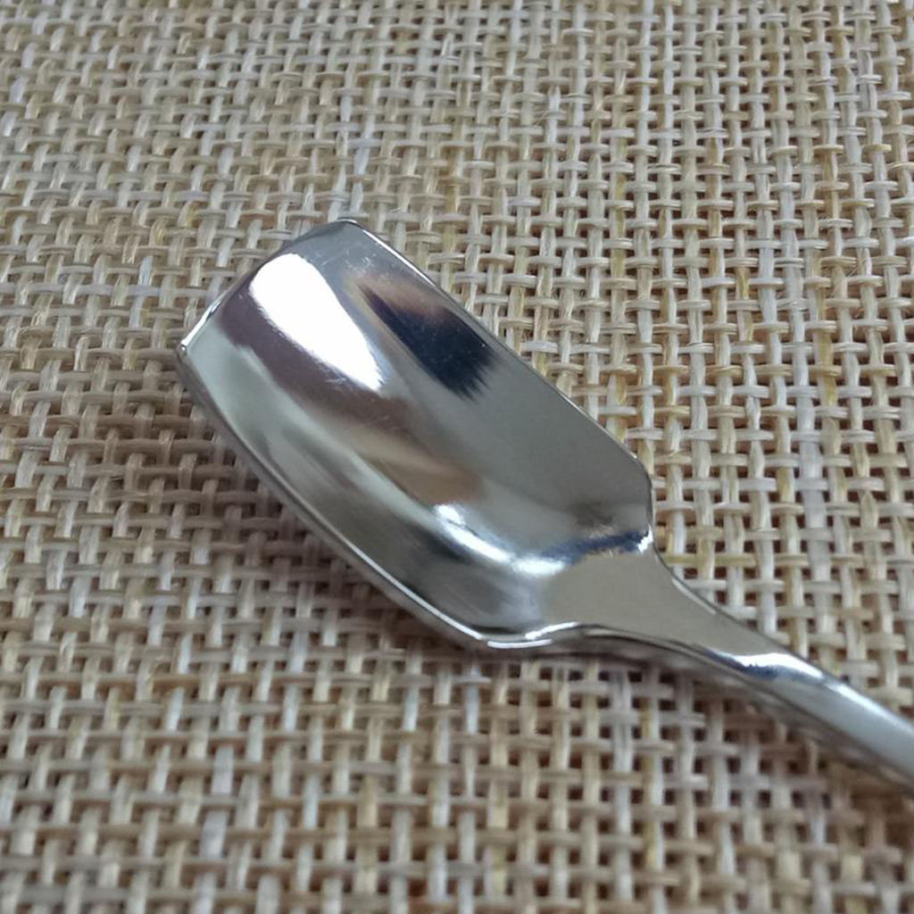 Long Steel Mixing Spoon Food Grade Material for Mixing Drinks Multifunctional