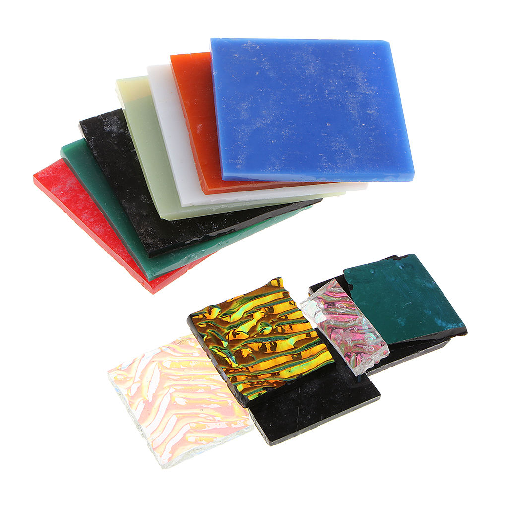 6 Pieces Microwave Kiln Kit and DIY Fusing Glass Jewelry Set - Professional