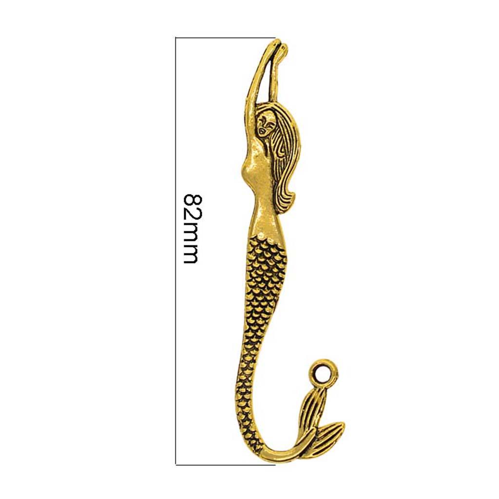 30pcs Mermaid Bookmarks Book Mark Labels With Hook Jewelry Findings DIY