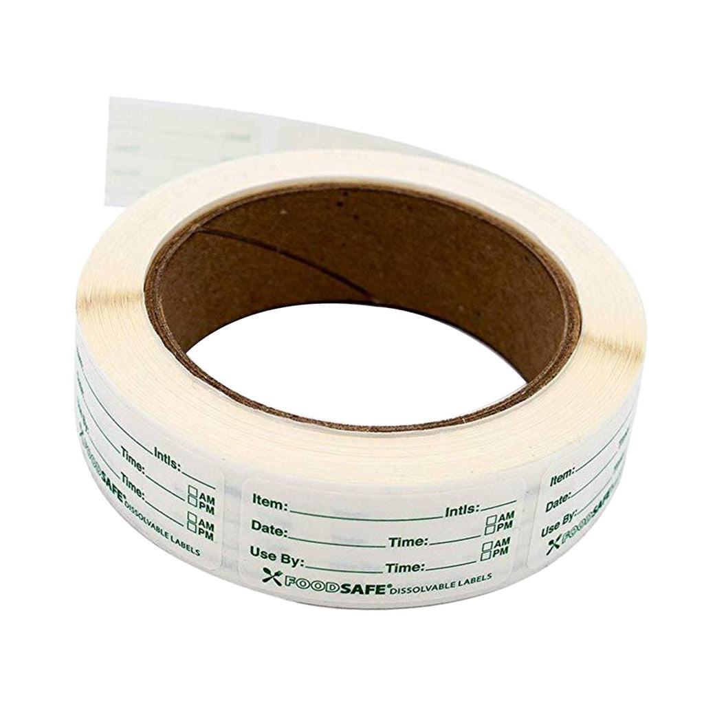 Dissolvable Food Labels - Perfect for Reusable Containers