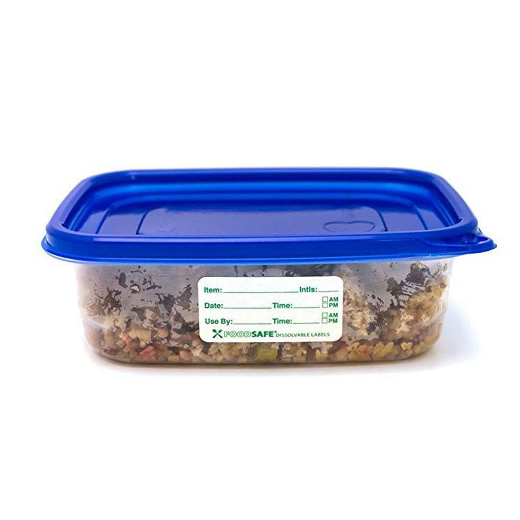 Dissolvable Food Labels - Perfect for Reusable Containers