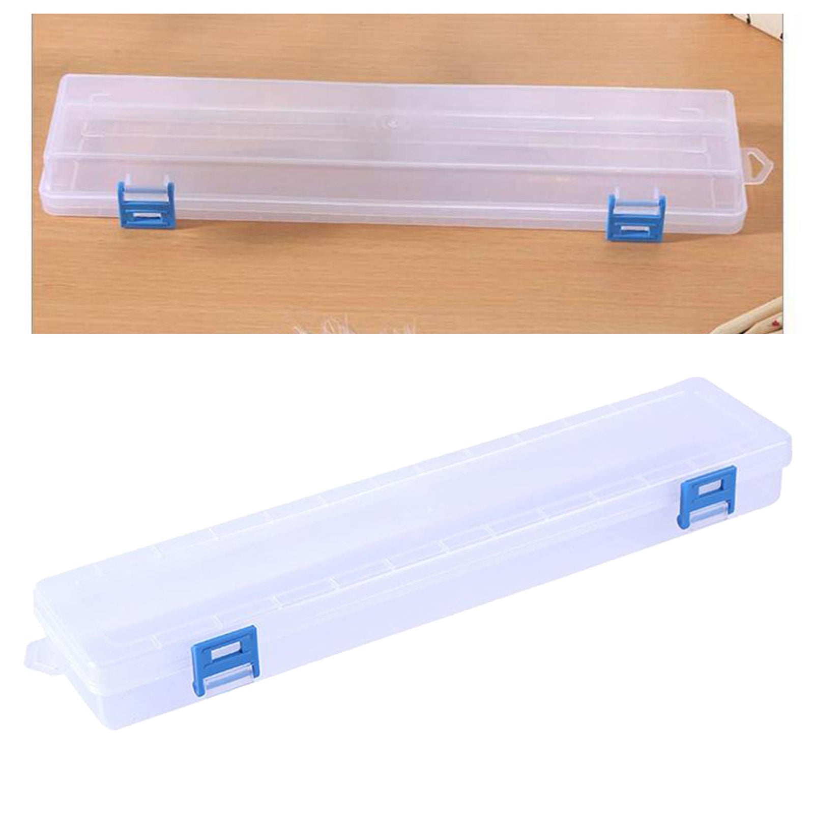 Plastic storage container for brushes, tool beads, crafting from