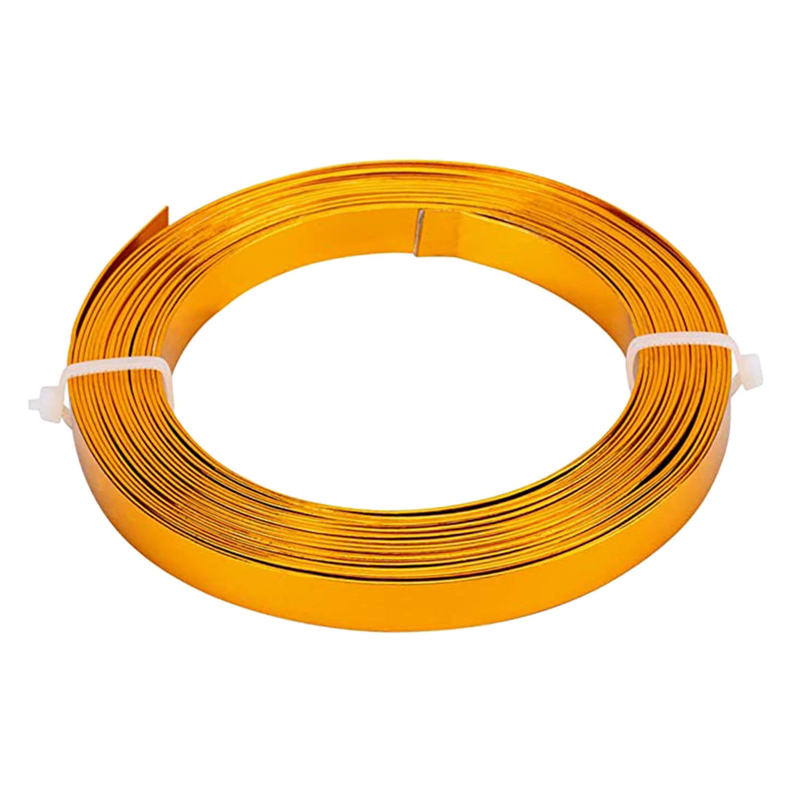 2x 33ft Aluminum Flat Wire Bendable Bezel Strip Crafting Metal Wire Supplies