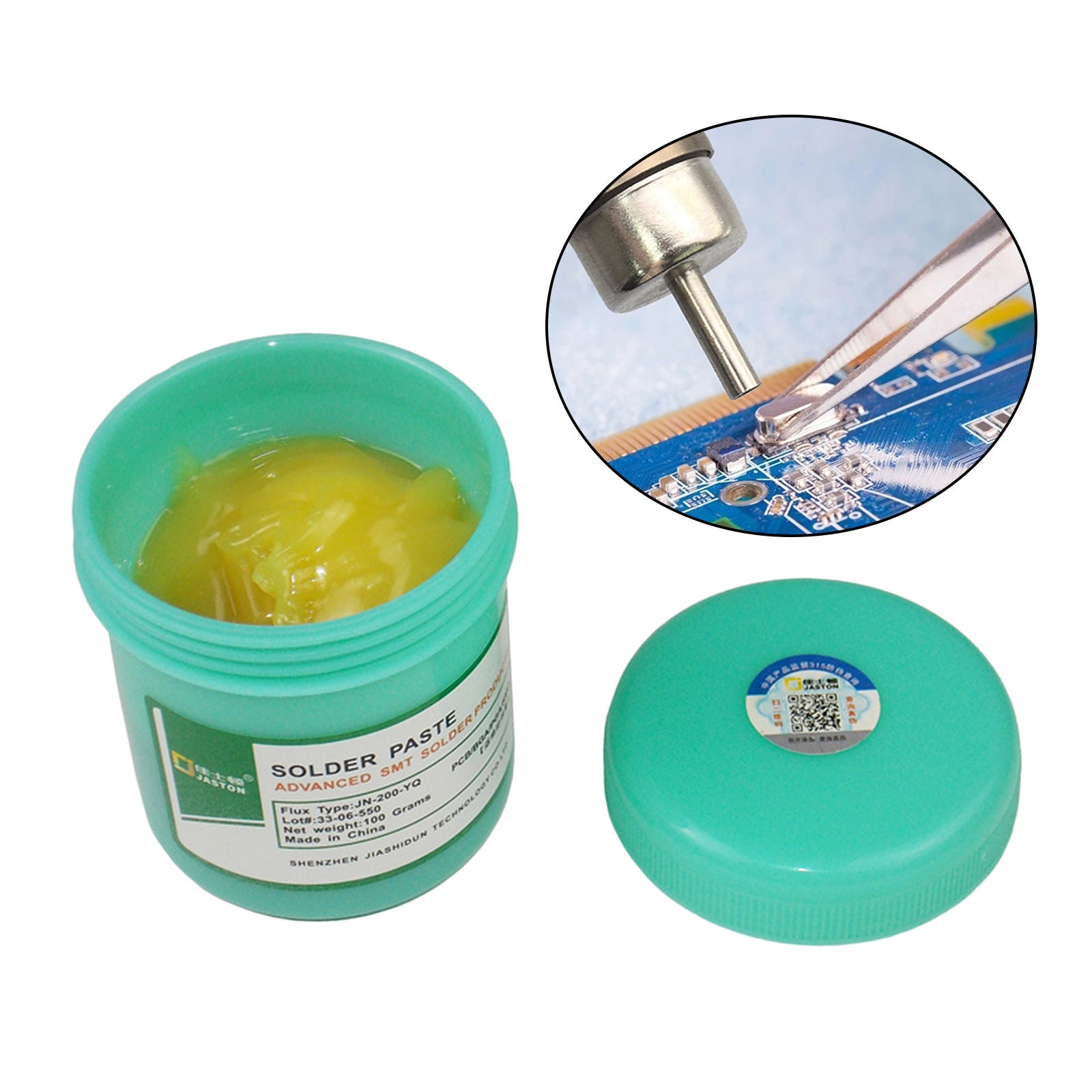 Solder Flux Jar 100g Flux for Soldering Phone Electronics BGA Welding Rework