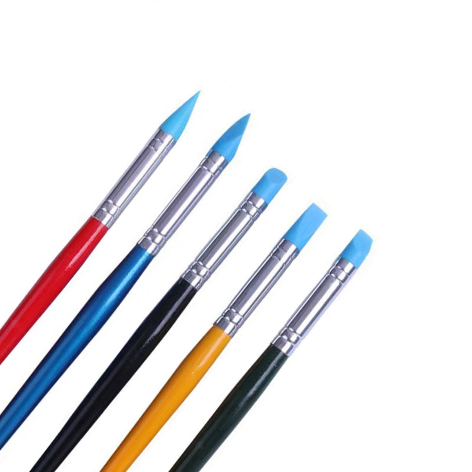 5pcs Clay Color Sculpting Tool Brushes Shaping Pen Painting Carving Tools