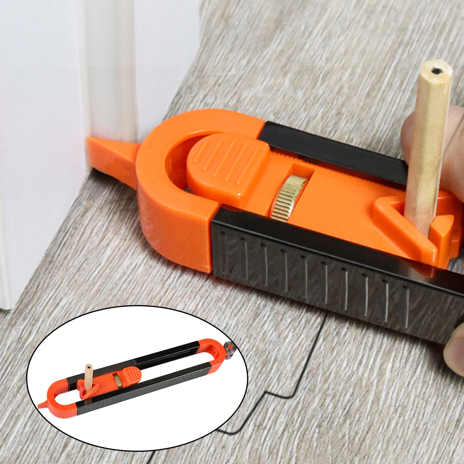 Plastic contour measuring device copying tool contour measuring form taker for