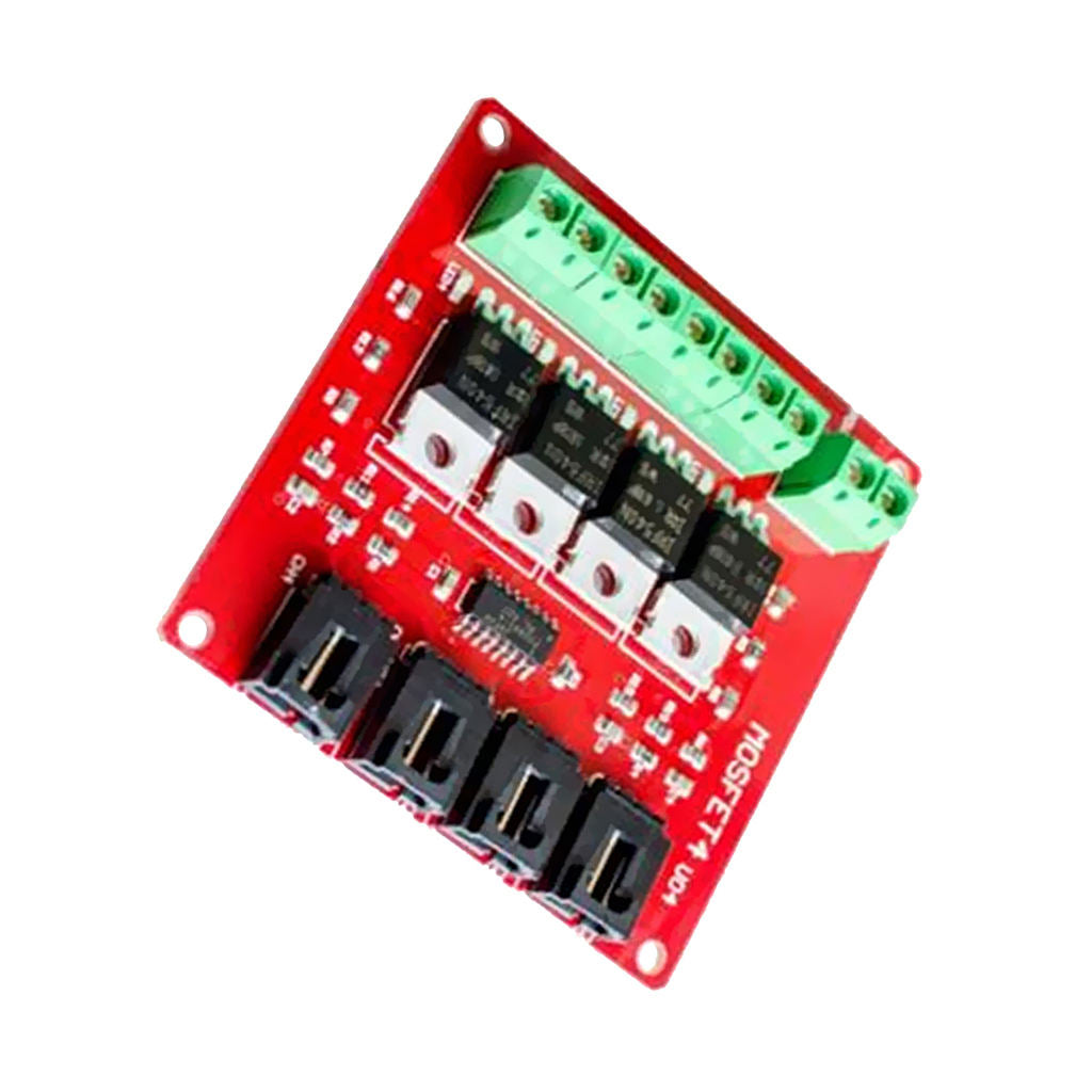 Switch Module Board MOSFET 4 Route Button IRF540 V2.0 for   DIY Red