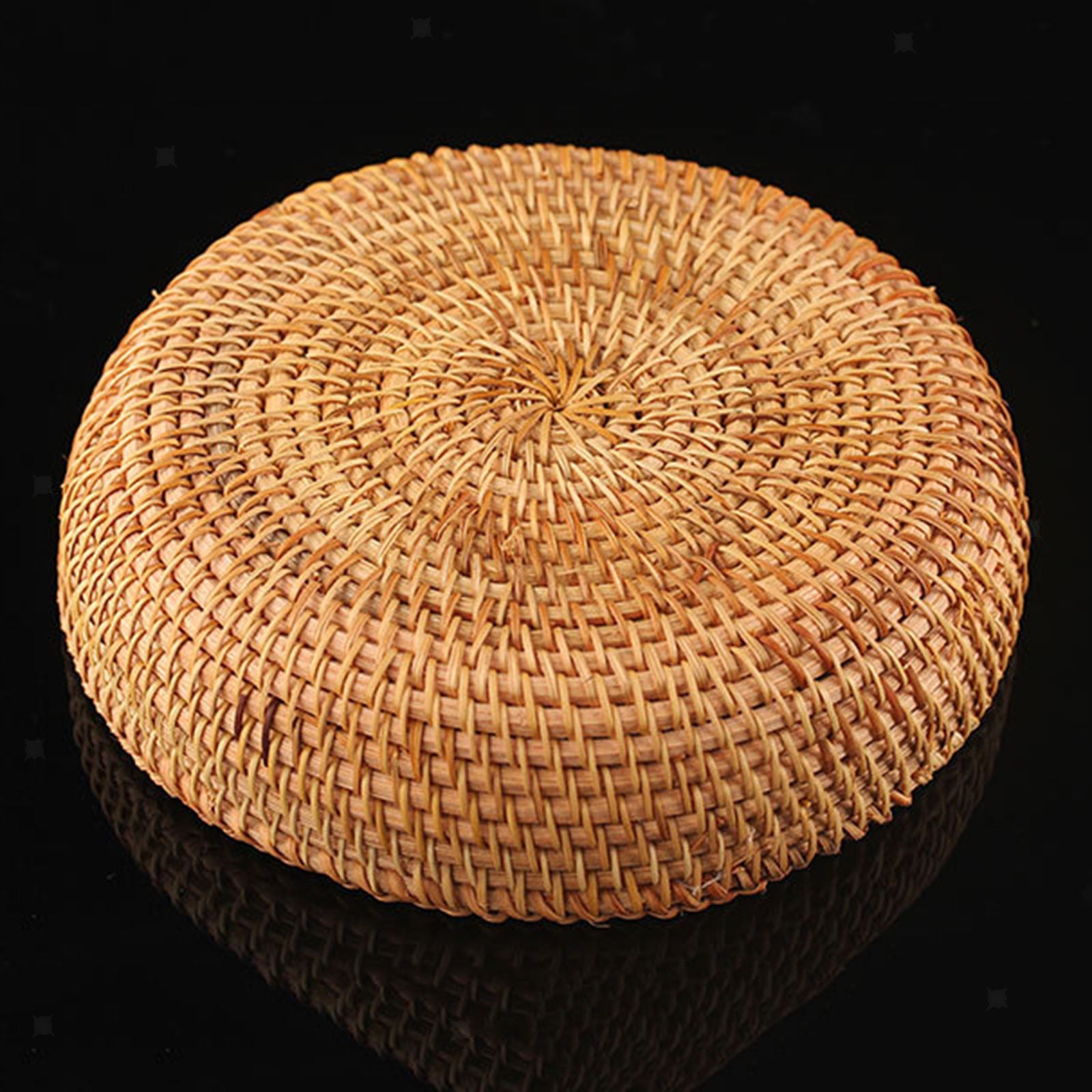 Handmade Woven Basket Tray Box for Tableware Food Fruits Container Tray
