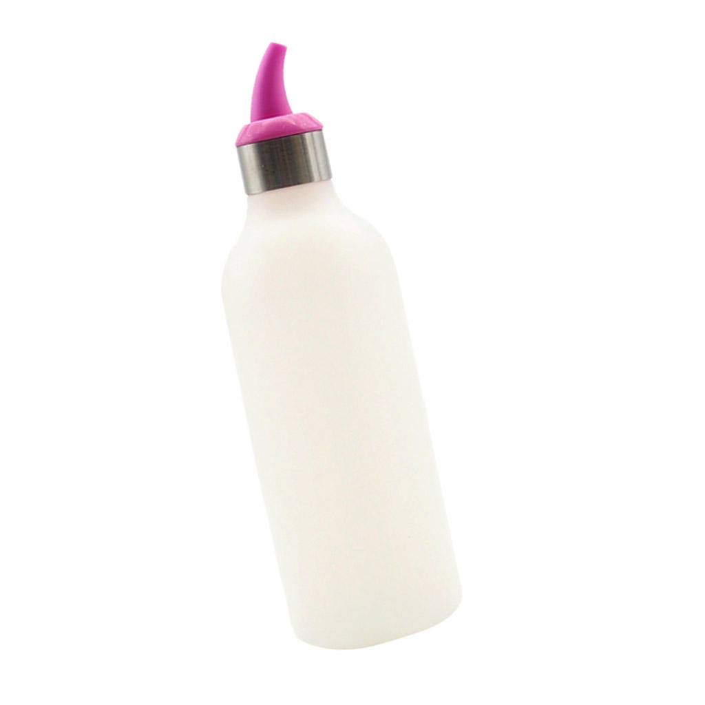 Silicone Squeeze Bottle Condiment Container Sauce Vinegar Dispenser 450ml