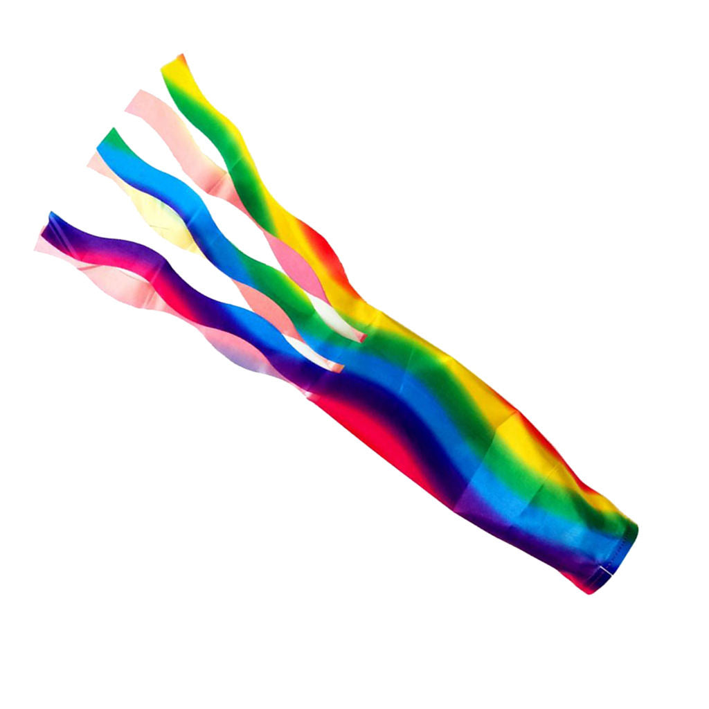 140cm Windsock Flag Wind Streamer Flag Garden Camping Spinner Rainbow