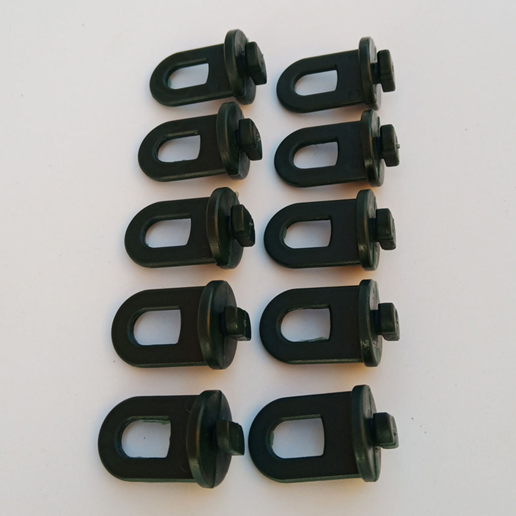 10Pcs Plastic Greenhouse Hanging Crop Hooks Hangers Garden Easy to Replace