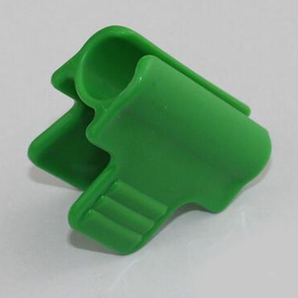 10 Pieces Plastic Pipe Clamps for 11mm/0.43inch Stakes Greenhouse Accessory