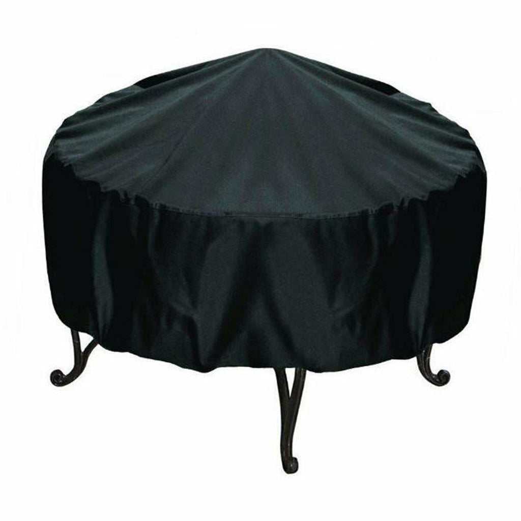 30" Round Wood Burning Fire Pit Cover for Outdoor Garden Patio BBQ Grill Stove