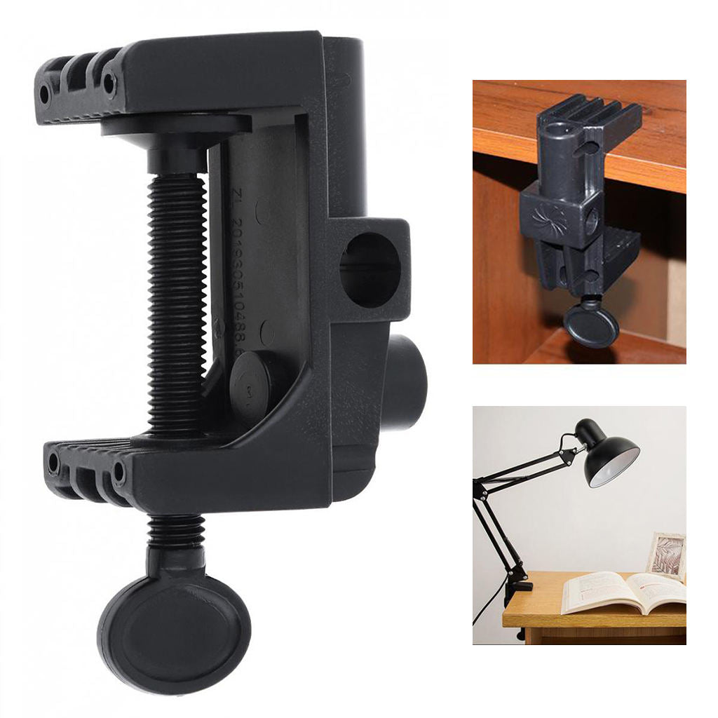 C-Clamp Plastic Desk Mounting Clamp Stand Replacement for Magnifier Lamp