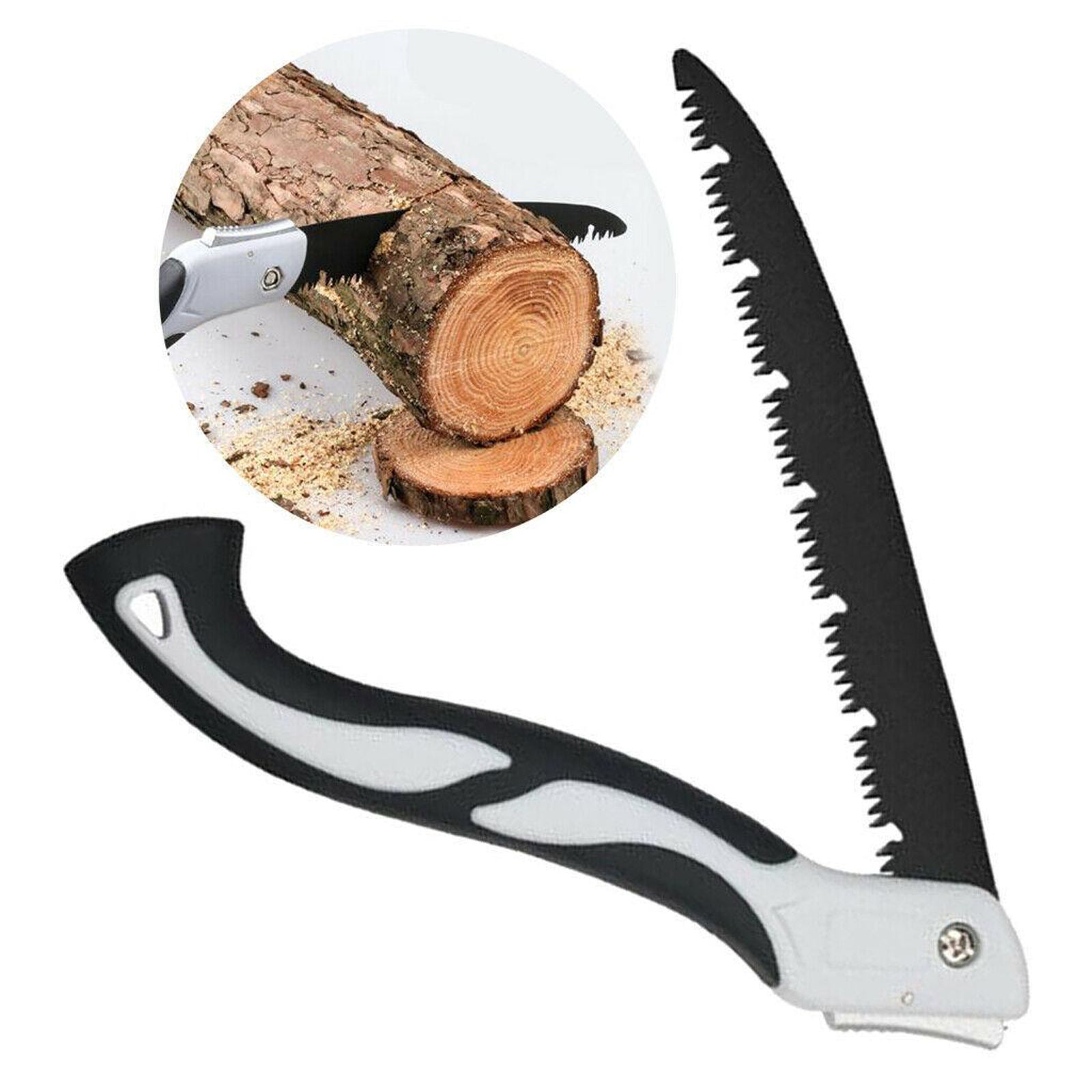 Collapsible Pruning Saw Triple Cut Wood Sawing Tool Tree Trimming Cutting