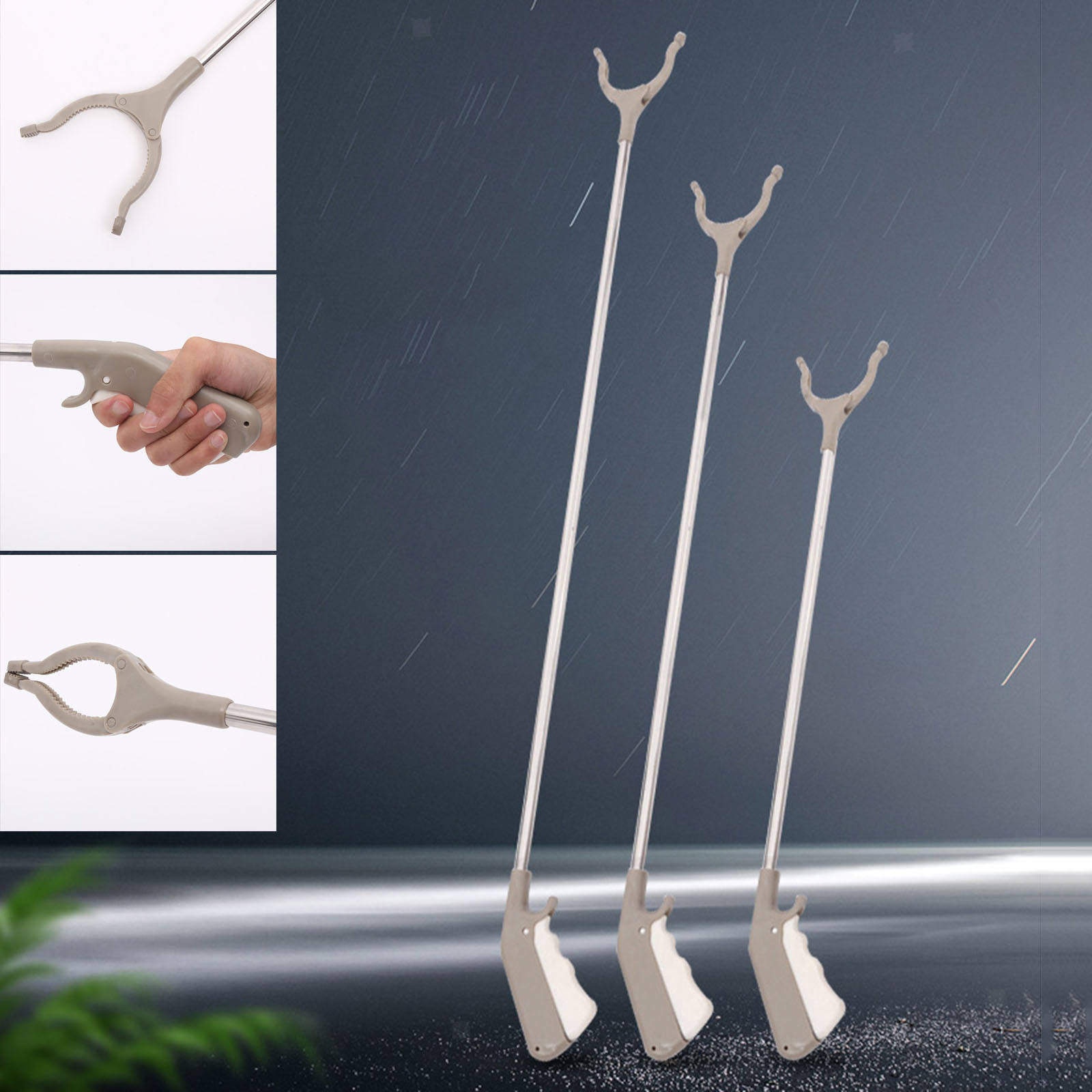 Trash Reacher Picker Grabber Long Arm Assist Tool Reacher Grabber Gifts