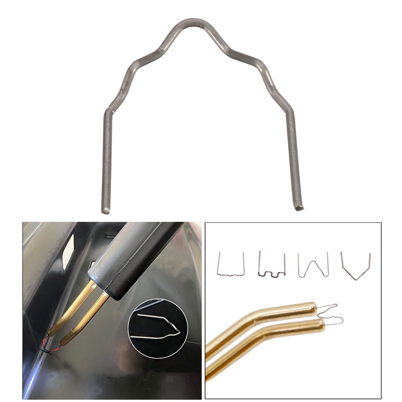 100pcs Hot Staples For Car Bumper Plastic Welder Repair Corner Staples 0.8mm