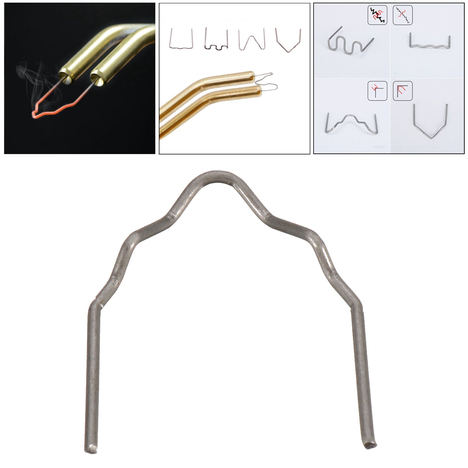 100pcs Hot Staples For Car Bumper Plastic Welder Repair Corner Staples 0.8mm