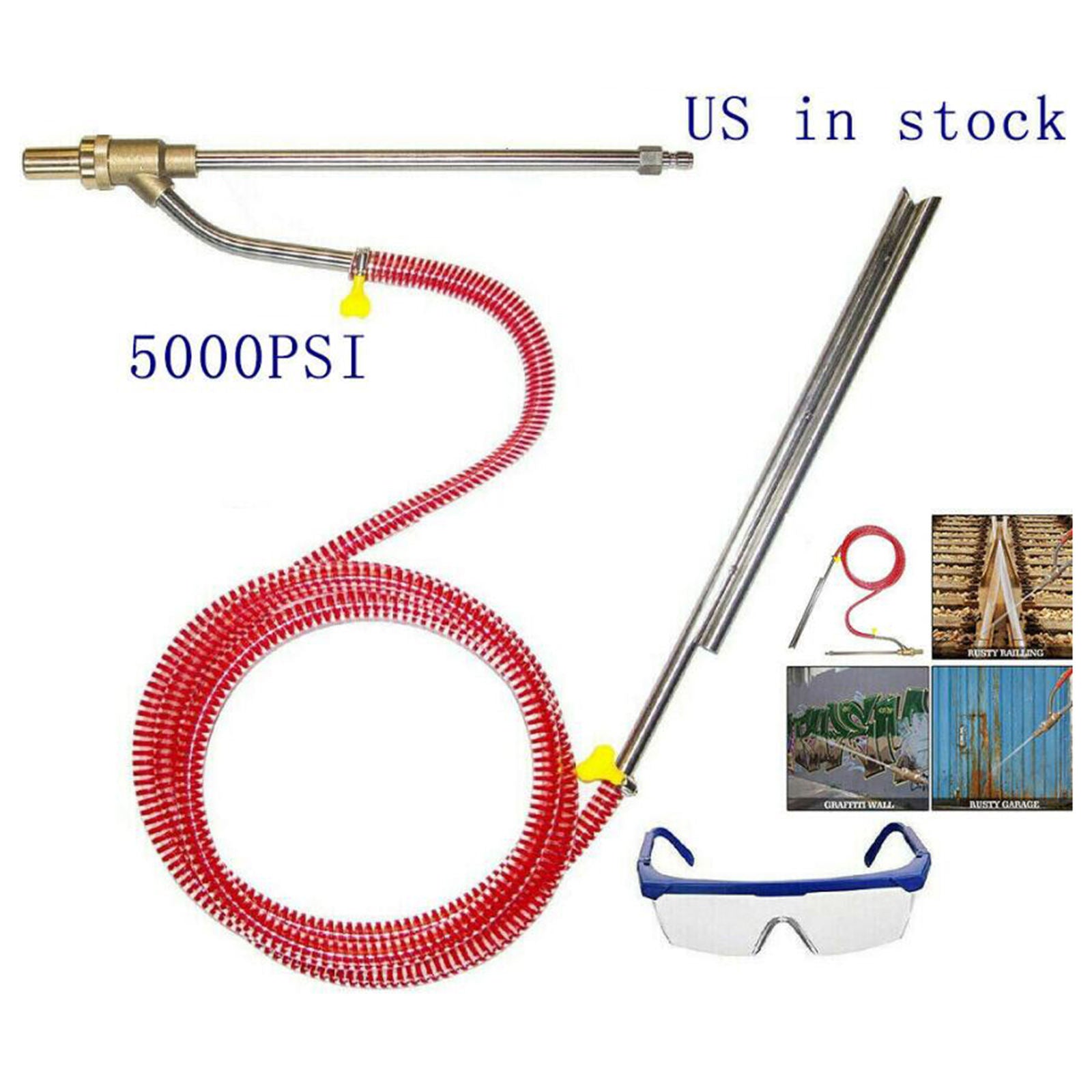 Pressure Washer Sandblasting Kit Attachment Quick Disconnect M22 For Karcher