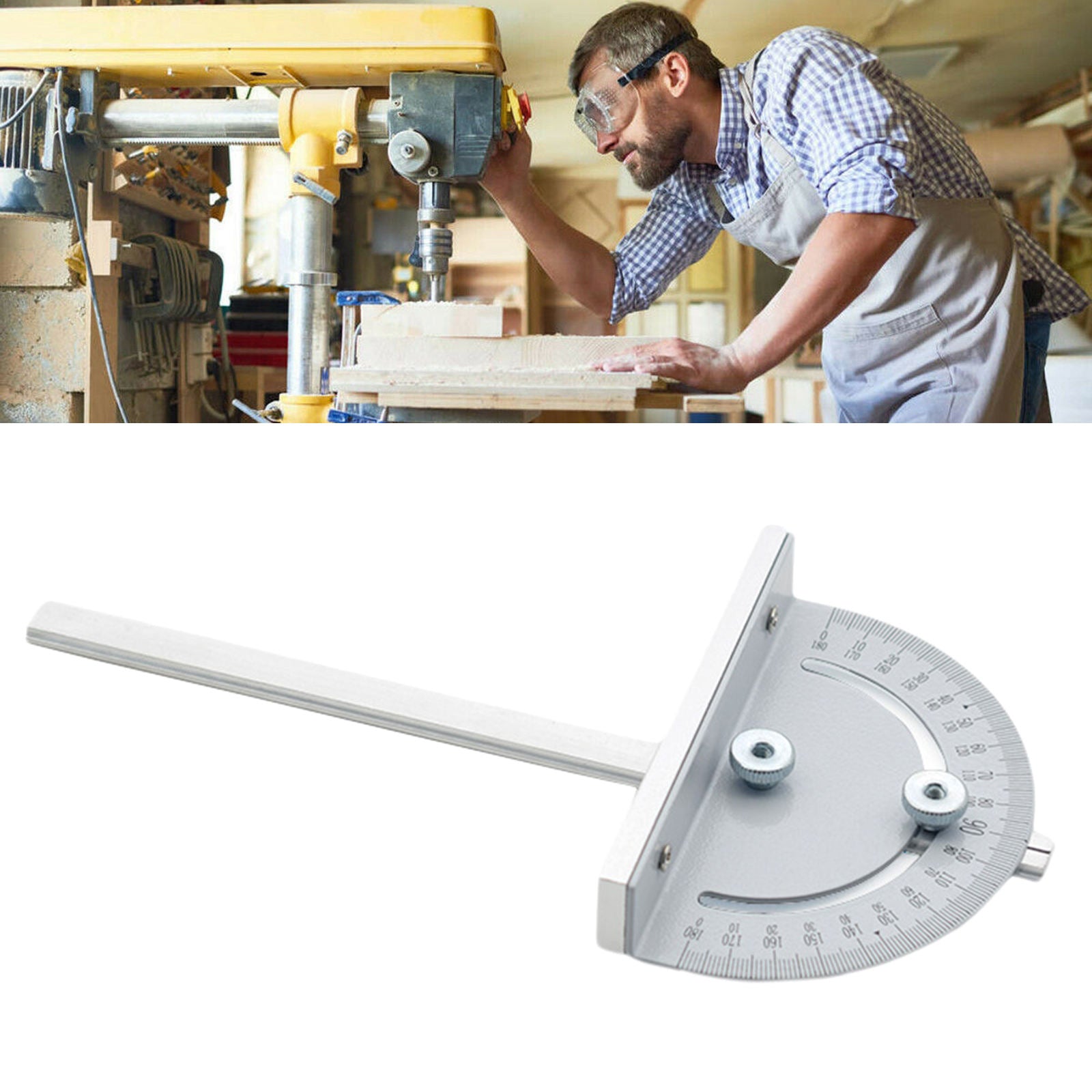 Table-Saw Miter Gauge DIY Woodworking Angle Ruler Track Carpenter Tool