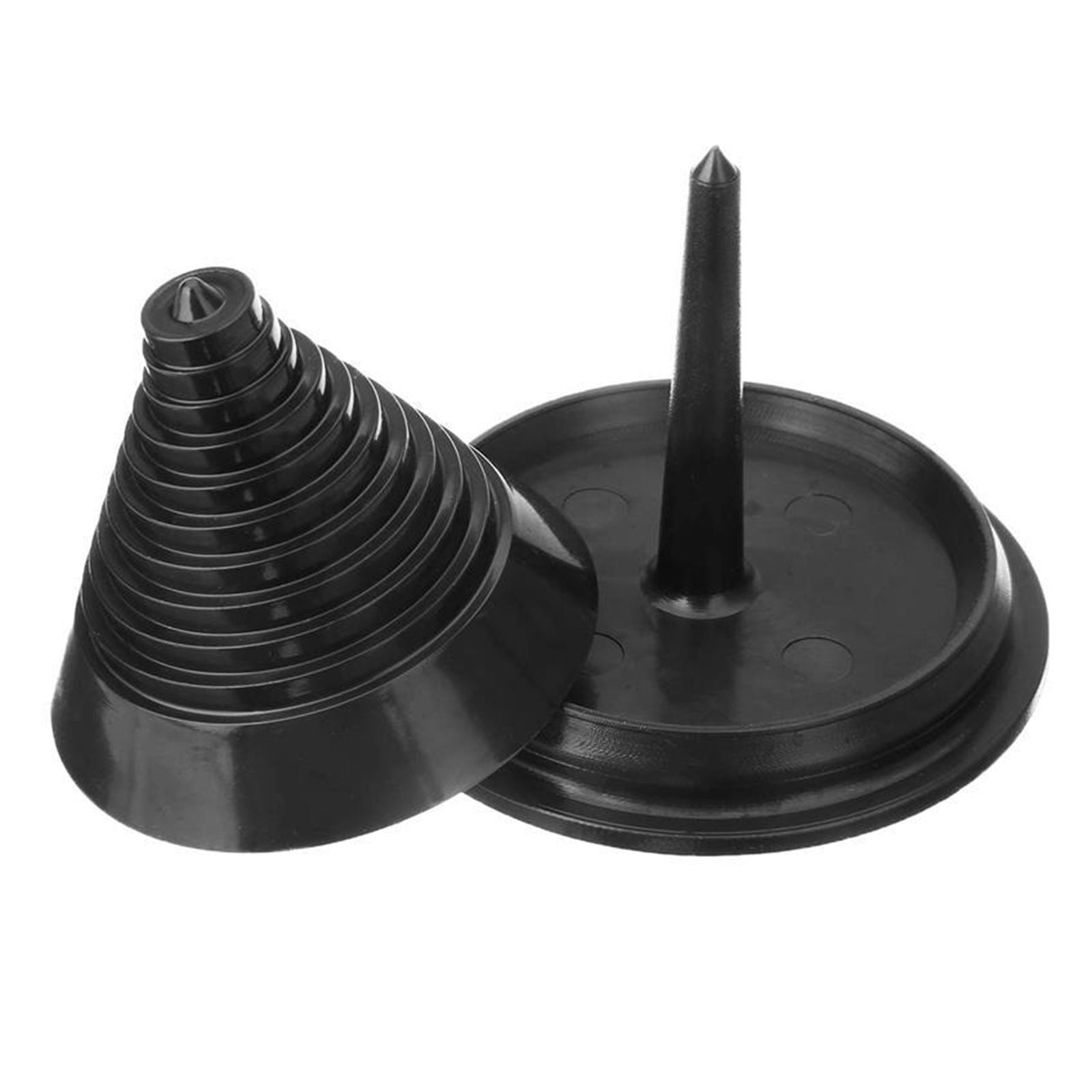 4 Pieces Mower Blade Sharpener Wear-Resistant + Balancer for Electric Drill