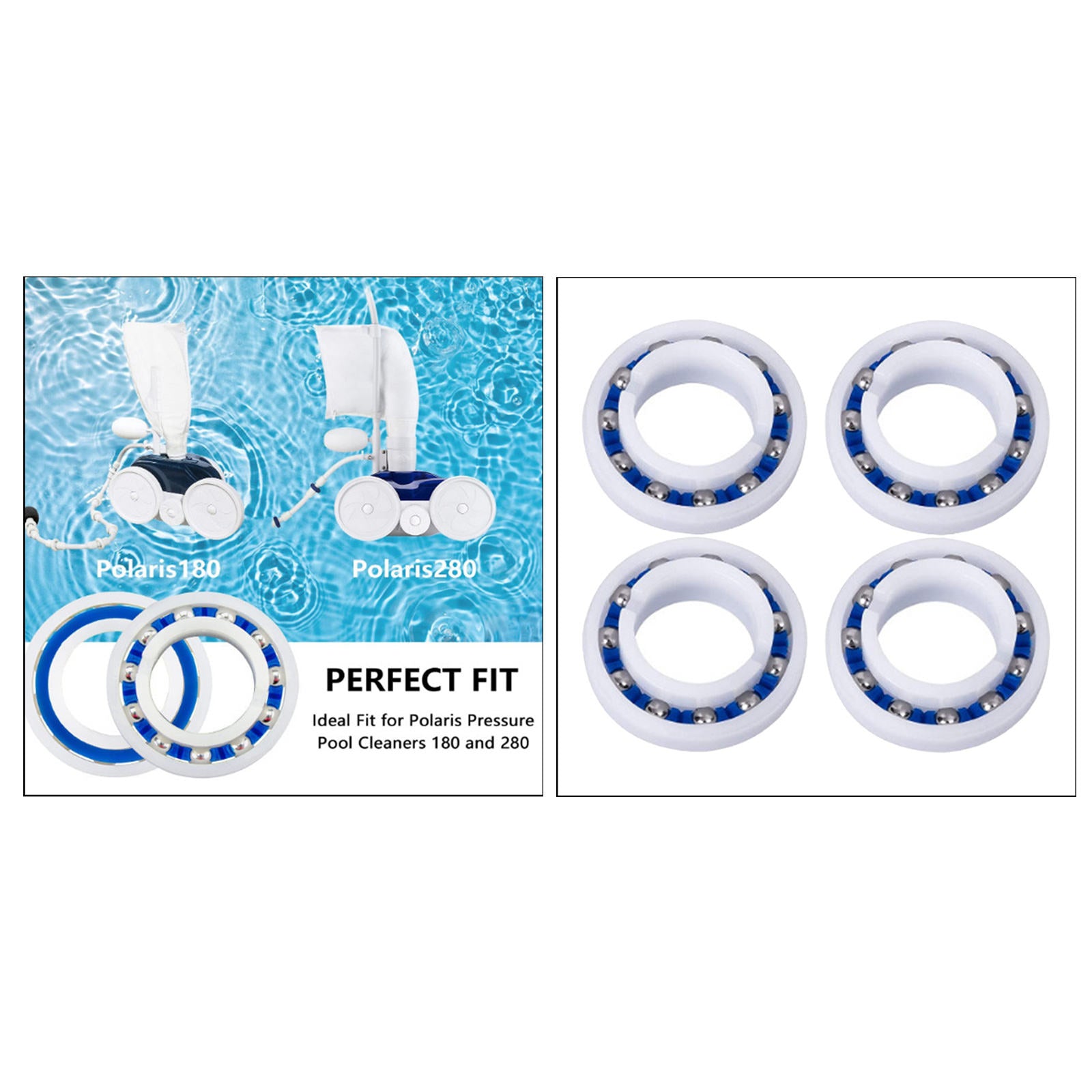 C60 C-60 Plastic Roller Bearing for Polaris 180/280 Spare Parts Accessories