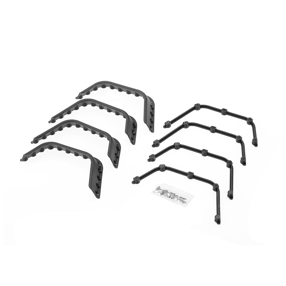1:10 RC Crawler  Flares Body Shell Parts Black