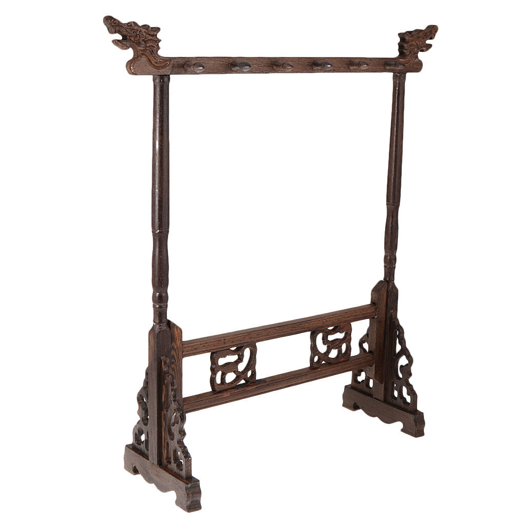 Carved Traditional Calligraphy Painting Writing Drawing Brush Pen Rack