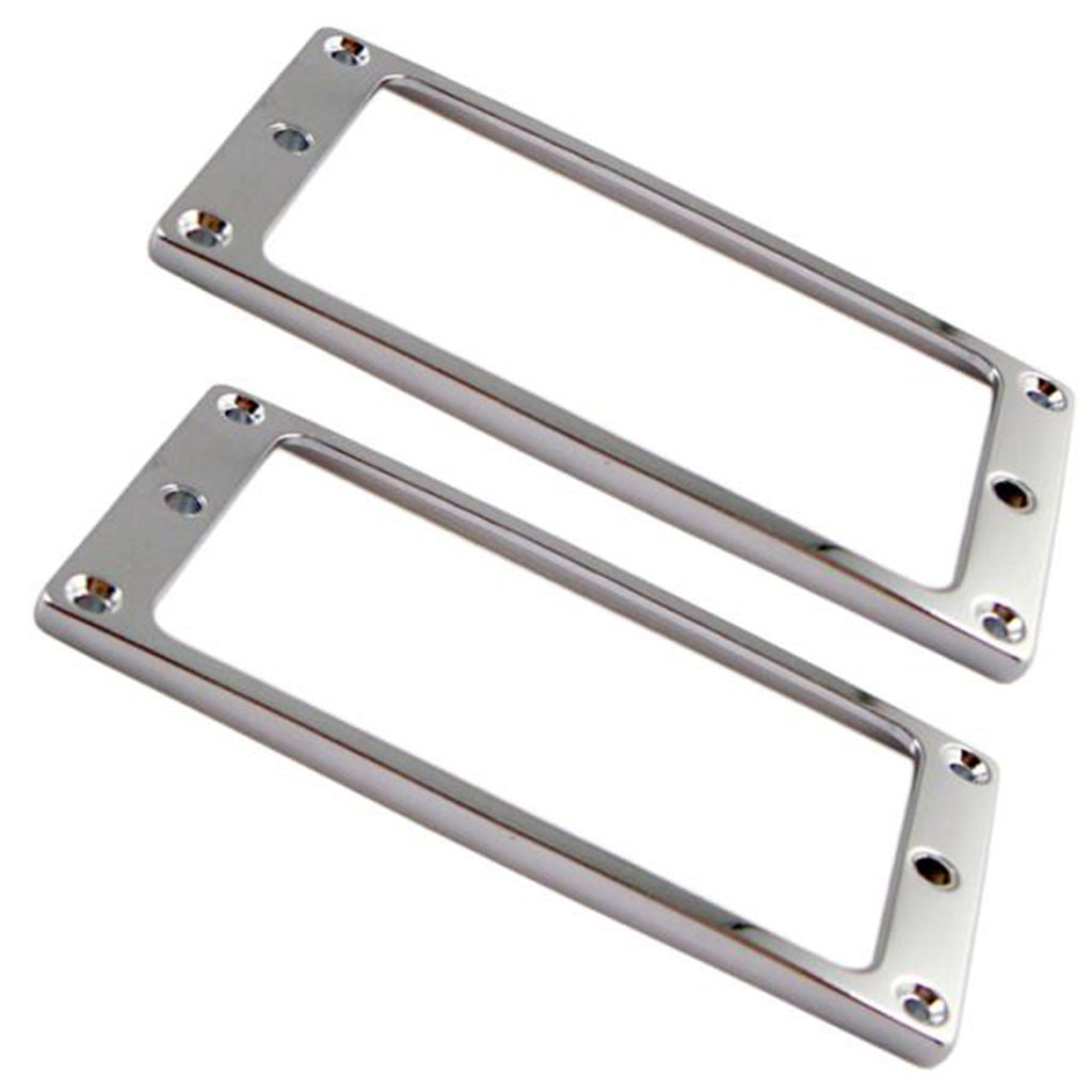 2 pieces metal electric guitar pickup flat base assembly in the frame 4x4mm