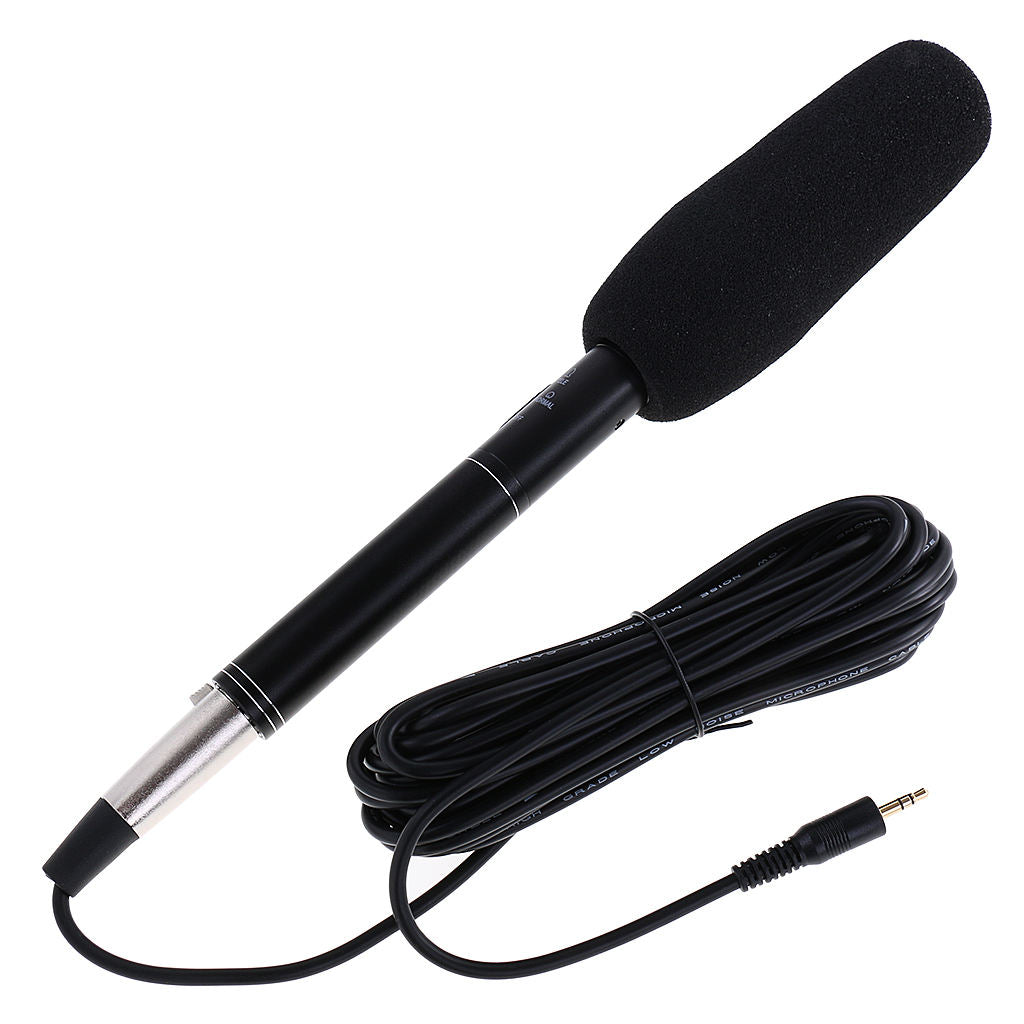 Condenser   Interview   Microphone   for   DV   Camcorder  &  Video   Cameras