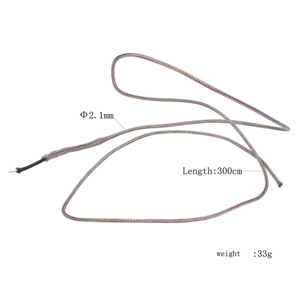 Single-Conductor Braided Shield Cable Electric Guitar Bass DIY Perfect