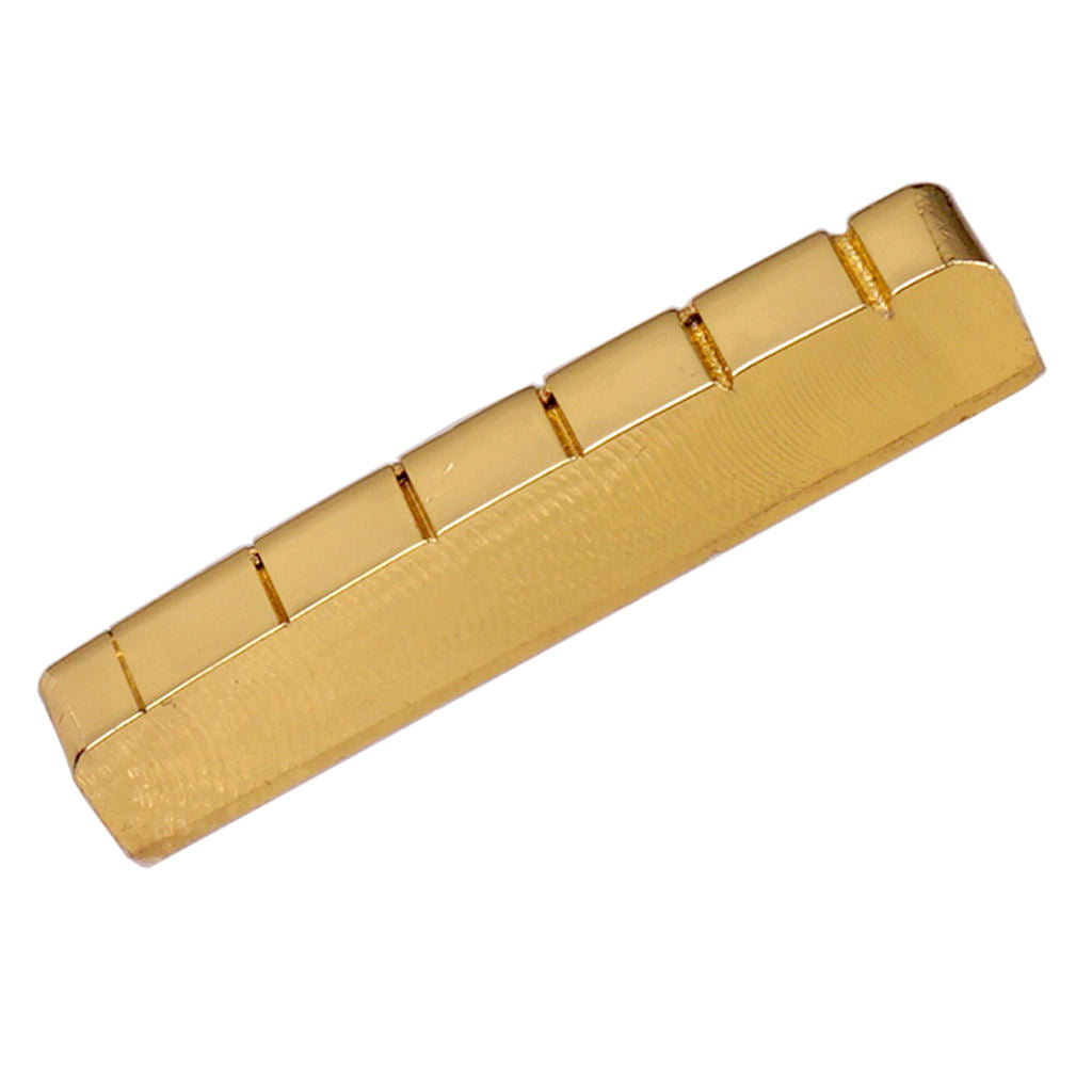 6 String 43mm Slotted Brass Nut For LP EPI
