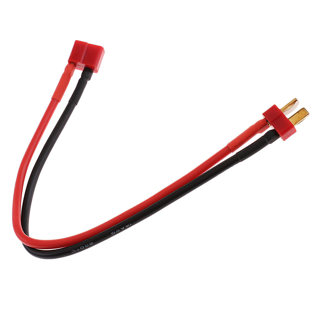 MagiDeal 22cm T Male to Female 14AWG Battery Extension Cable Or