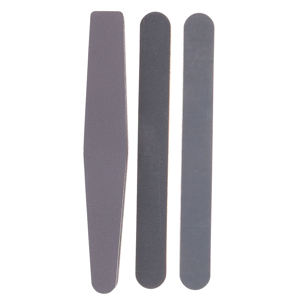 3/set Sticks Nail Art Polish Coarse Medium Fine Finish Nail Files Tools Kits